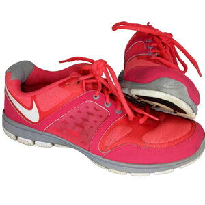 Nike Training Women's Hot Pink & Gray Running Sneakers - Size 7 1/2